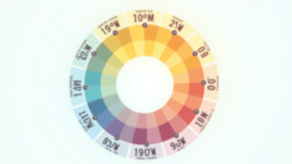 Diagramme visuel montrant les phases du cycle circadien avec couleurs représentant l'énergie